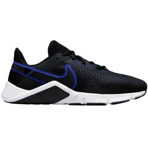 Buty treningowe męskie Nike Tiempo Legend Essential 2. Czarne buty treningowe męskie Nike, bez wzorów, z gumy, bez zapięcia, na fitness i siłownię. Za 355.00 zł.