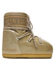 Moon Boot Śniegowce Icon Low Glitter 80D1409440 Złoty. Żółte buty zimowe męskie Moon Boot, bez wzorów, ze skóry, bez obcasa, bez zapięcia. Za 875.00 zł.