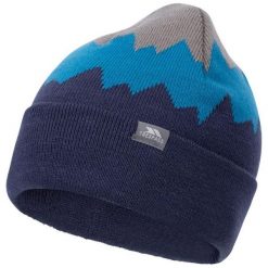 Męska Czapka Cobbler Beanie. Niebieskie czapki męskie Trespass, bez wzorów, sportowe. Za 50.99 zł.