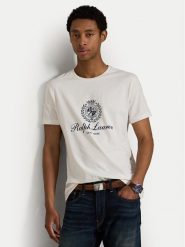 Polo Ralph Lauren T-Shirt 710978032001 Biały Regular Fit. Białe koszulki polo męskie Polo Ralph Lauren, m, bez wzorów, z bawełny, bez kołnierzyka, bez ramiączek. Za 399.99 zł.