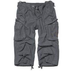 Szorty bushcraft męskie Brandit M65 Industry Vintage 3/4 Szare. Fioletowe szorty sportowe męskie Brandit, bez wzorów, vintage. Za 266.50 zł.