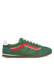 Vans Sneakersy VN000D83BR11 Zielony. Zielone buty sportowe na co dzień męskie Vans, m, bez wzorów, ze skóry, bez ramiączek, bez kaptura. Za 239.99 zł.