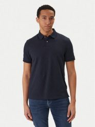 Guess Polo M6RP05 KD181 Granatowy Regular Fit. Niebieskie koszulki polo męskie Guess, m, z aplikacjami, z bawełny, bez kołnierzyka, bez ramiączek. Za 349.99 zł.