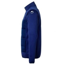 Kurtka z odpinanymi rękawami Uhlsport Essential. Czarne kurtki męskie Uhlsport, bez wzorów, z materiału, sportowe, bez ramiączek, bez kaptura. Za 284.00 zł.