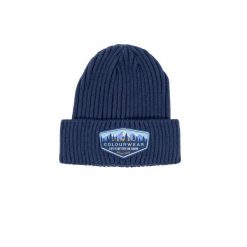Czapka zimowa Colourwear Bonk Badge. Niebieskie czapki męskie Colourwear, na zimę, bez wzorów, sportowe. Za 129.99 zł.