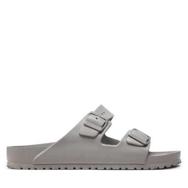 Klapki Birkenstock. Szare klapki i japonki męskie Birkenstock, bez wzorów. Za 249.99 zł.