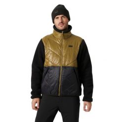 Kurtka puchowa Helly Hansen Village Hybrid. Brązowe kurtki męskie Helly Hansen, na zimę, m, bez wzorów, z puchu, bez ramiączek, bez kaptura. Za 738.50 zł.