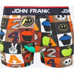 John Frank - Bokserki Digital World. Brązowe bokserki męskie John Frank, z bawełny. W wyprzedaży za 39.90 zł.