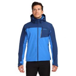 Męska kurtka softshell Kilpi RAVIO-M. Niebieskie kurtki męskie Kilpi, l, bez wzorów, z softshellu, bez kaptura, trekkingowe. Za 318.77 zł.
