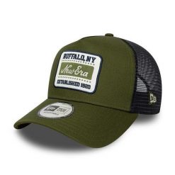 Czapka Trucker New Era Patch RIG. Zielone czapki męskie New Era, bez wzorów, casualowe. Za 164.00 zł.