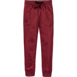 Spodnie sportowe trykotowe bonprix ciemnoczerwony. Długie spodnie sportowe męskie marki bonprix. Za 37.99 zł.