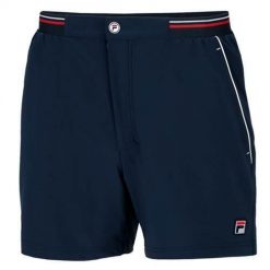 Spodnie sportowe męskie Fila Short Stephan. Niebieskie szorty sportowe męskie Fila, bez wzorów, z materiału, sportowe. Za 327.00 zł.