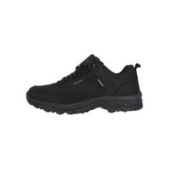 Buty trekkingowe Whistler Newcarl. Czarne buty trekkingowe męskie Whistler, bez wzorów, sportowe, bez obcasa, bez zapięcia. Za 425.00 zł.