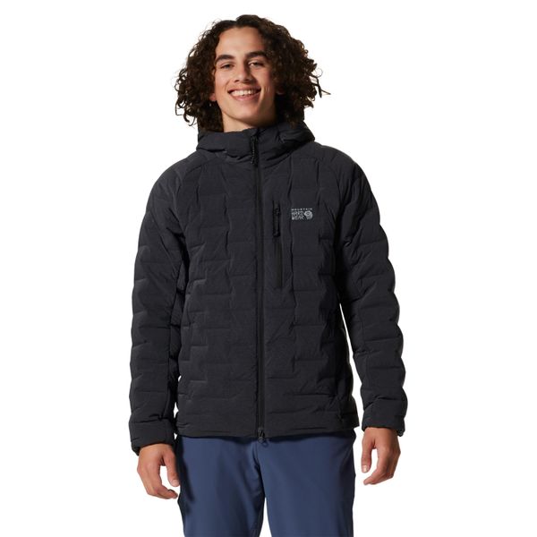 Kurtka z kapturem Mountain Hardwear Stretchdown. Czarne kurtki męskie MOUNTAIN HARDWEAR, na zimę, l, bez wzorów, z puchu, sportowe, bez ramiączek, z kapturem. W wyprzedaży za 1,038.25 zł.