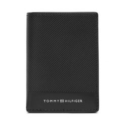 Portfel Tommy Hilfiger. Czarne portfele męskie Tommy Hilfiger, bez wzorów. Za 279.99 zł.