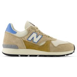 Buty męskie New Balance U475GA – beżowe. Brązowe buty sportowe na co dzień męskie New Balance, m, bez wzorów, z materiału, klasyczne, bez ramiączek, bez kaptura. Za 399.99 zł.