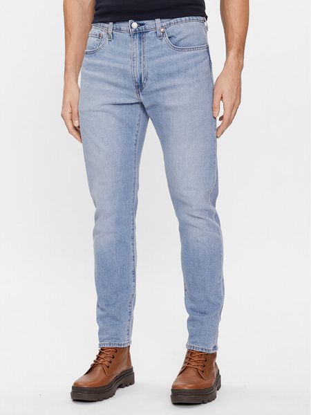 Levi's® Jeansy 512™ 28833-1258 Niebieski Slim Taper Fit. Niebieskie jeansy męskie bez wzorów, z bawełny. Za 319.99 zł.