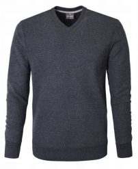 Wygodna Bawełniana Bluza - Pako Jeans - Grafitowa. Szare bluzy nierozpinane męskie Pako Jeans, l, bez wzorów, z bawełny, bez ramiączek, bez kaptura. Za 169.00 zł.