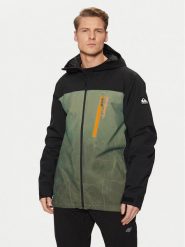 Quiksilver Kurtka narciarska Morton EQYTJ03458 Zielony Modern Fit. Zielone kurtki narciarskie i snowboardowe męskie Quiksilver, na zimę, l, bez wzorów, z syntetyku, bez kaptura, narciarskie. Za 569.99 zł.