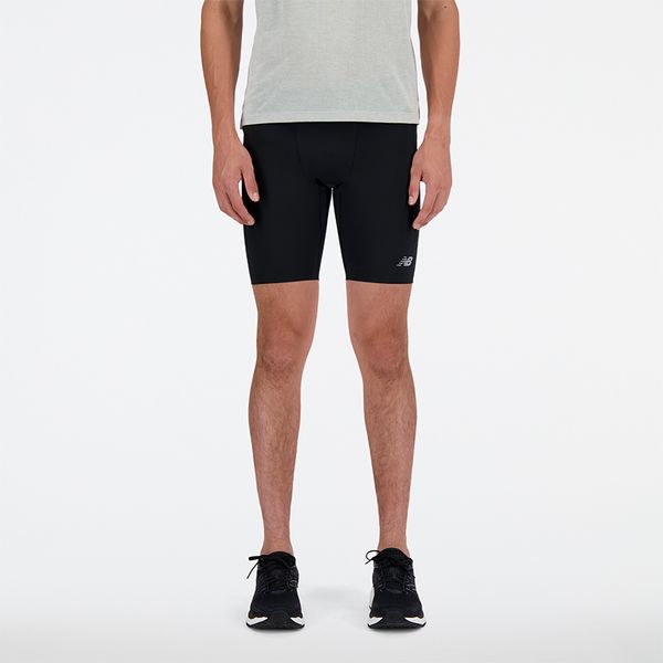 Spodenki męskie New Balance MS41271BK – czarne. Czarne szorty sportowe męskie New Balance, bez wzorów, z elastanu, sportowe. Za 169.99 zł.