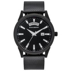Stahlbergh zegarek męski 10060053. Czarne zegarki męskie Stahlbergh. W wyprzedaży za 356.00 zł.
