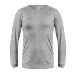 Bluza piłkarska dla dorosłych Zina Murcia Senior Pro bawełniana. Szare bluzy nierozpinane męskie Zina, m, bez wzorów, z bawełny, sportowe, bez ramiączek, bez kaptura. W wyprzedaży za 135.20 zł.