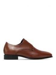 Geox Półbuty U High Life B U0299B 00043 C6026 Brązowy. Brązowe eleganckie półbuty męskie Geox, ze skóry, wizytowe, bez obcasa, bez zapięcia. Za 269.99 zł.