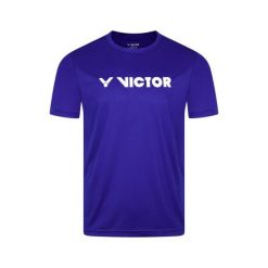 Koszulka sportowa unisex VICTOR T-43104 B r. M. Niebieskie t-shirty sportowe męskie Victor, m, bez wzorów, sportowe, bez ramiączek. Za 89.99 zł.