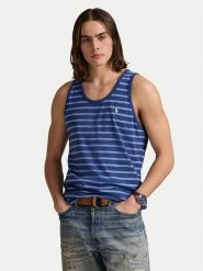 Polo Ralph Lauren Tank top 710970699002 Niebieski Classic Fit. Niebieskie koszulki polo męskie Polo Ralph Lauren, l, bez wzorów, z bawełny, bez kołnierzyka, bez ramiączek. Za 219.99 zł.