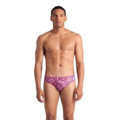 Kąpielówki Arena Pink Dahlia Swim Briefs. Czerwone kąpielówki męskie ARENA, m, bez wzorów. Za 129.99 zł.