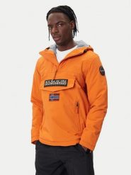 Napapijri Kurtka anorak Rainforest Pocket 2 NP0A4GMD Pomarańczowy Regular Fit. Brązowe kurtki męskie Napapijri, m, bez wzorów, z syntetyku, bez ramiączek, bez kaptura. Za 1,029.00 zł.