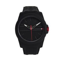 Zegarek Tommy Hilfiger. Czarne zegarki męskie Tommy Hilfiger. Za 419.99 zł.
