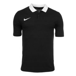 Męska Koszulka Polo Park 20 Z Krótkim Rękawem. Czarne koszulki polo męskie Nike, m, bez wzorów, sportowe, bez kołnierzyka, bez ramiączek. Za 190.99 zł.