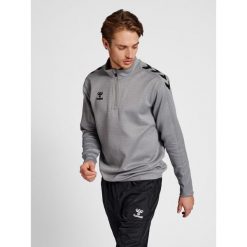 Bluza do piłki ręcznej dla dorosłych Hummel hml CORE XK. Szare bluzy nierozpinane męskie HUMMEL, xl, bez wzorów, sportowe, bez ramiączek, bez kaptura. Za 204.00 zł.
