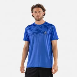 Koszulka Męska Termoaktywna Krótki Rękaw SURFANIC Carbon Dri Niebieska. Niebieskie bielizna termoaktywna męska Surfanic, m, bez wzorów, bez ramiączek. Za 149.99 zł.