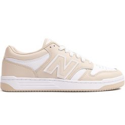 Buty męskie New Balance BB480LBB – beżowe. Brązowe buty sportowe na co dzień męskie New Balance, m, bez wzorów, z materiału, klasyczne, bez ramiączek, bez kaptura. Za 449.99 zł.
