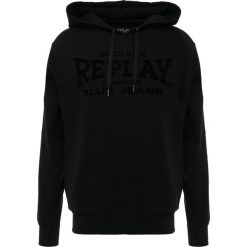 Replay Bluza z kapturem black. Bluzy nierozpinane męskie marki Replay. Za 409.00 zł.