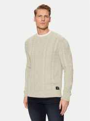 S.Oliver Sweter 2152198 Beżowy Regular Fit. Brązowe kardigany męskie S.Oliver, m, bez wzorów, z bawełny, bez ramiączek. Za 169.99 zł.