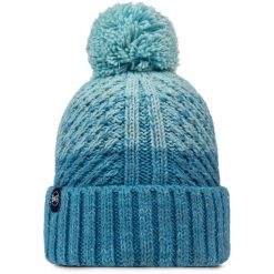Czapka BUFF KNITTED & FLEECE BAND BEANIE AKNA TOURMALINE. Niebieskie czapki męskie Buff, bez wzorów, sportowe. W wyprzedaży za 118.93 zł.