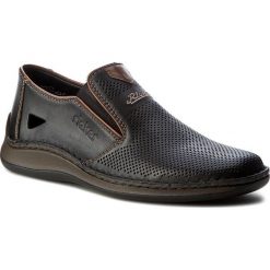 Półbuty RIEKER 05267-00. Eleganckie półbuty męskie Rieker, bez obcasa, bez zapięcia. W wyprzedaży za 134.97 zł.