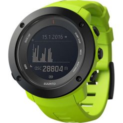 Suunto Zegarek sportowy GPS Ambit3 Vertical Suunto Lime roz. uniw (SS021971000). Czerwone zegarki sportowe Suunto. Za 1,620.00 zł.