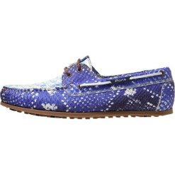 Floris van Bommel Półbuty wsuwane bright blue. Niebieskie codzienne półbuty męskie Floris van Bommel, z materiału. Za 839.00 zł.