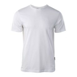 Koszulka męska Hi-Tec Plain - biała, Rozmiar XXL. Białe t-shirty męskie Hi-tec, m, bez wzorów, z bawełny, bez kołnierzyka, bez ramiączek. Za 34.99 zł.