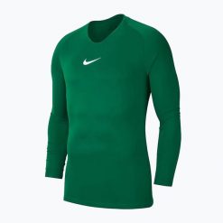 Longsleeve termoaktywny męski Nike Dri-FIT Park First Layer. Zielone bielizna termoaktywna męska Nike, m, bez wzorów, bez ramiączek, do piłki nożnej, dri-fit (nike). Za 114.31 zł.