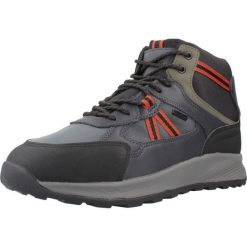 Buty GEOX U TERRESTRE B ABX Niebieski. Szare buty trekkingowe męskie Geox, bez wzorów, z materiału, bez zapięcia, trekkingowe. Za 409.99 zł.