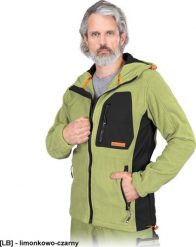 Leber&Hollman LH-NA-P - Bluza polarowa NEW AGE z kapturem, 6 kieszeni, 100% poliester, 300 g/m - limonkowo-czarny 3XL. Czarne bluzy z kapturem męskie Leber&Hollman, m, bez wzorów, z polaru, z kapturem. Za 124.87 zł.