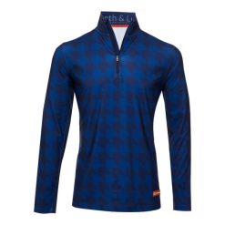 Bluza narciarska Męska Gareth & Lucas Thirty-Three. Niebieskie bluzy z polaru męskie GARETH & LUCAS, m, bez wzorów, z elastanu, sportowe, bez ramiączek, bez kaptura. Za 229.99 zł.