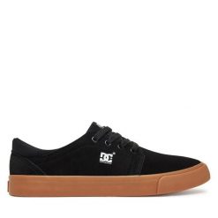 Tenisówki DC. Czarne trampki męskie DC, bez wzorów, bez zapięcia. Za 229.99 zł.