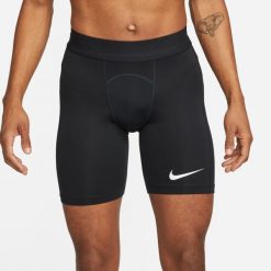 Podspodenki Shorty Męskie Treningowe Nike Pro DRI-FIT Strike. Czarne szorty sportowe męskie Nike, bez wzorów, z poliesteru, sportowe. Za 164.00 zł.