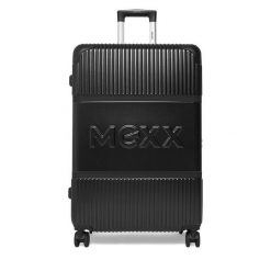 Walizka duża MEXX. Czarne walizki męskie Mexx, bez wzorów, duże. Za 399.99 zł.